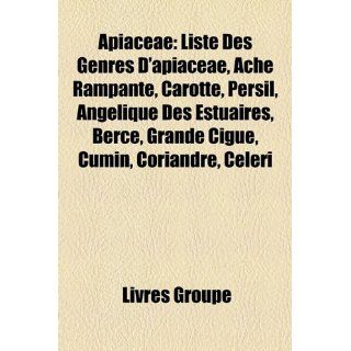 Apiaceae Liste Des Genres DApiaceae, Ache Rampante, Carotte, Persil