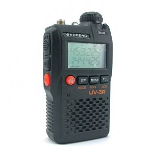 2x Baofeng UV 3R VHF/UHF 136 174 400 470MHZ FM Hand funkgerät Deutsch