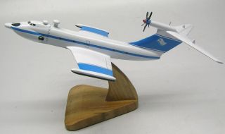 Ekranoplan A 90 Orlyonok A90 Airplane Wood Model Replica Small