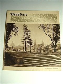 DRESDEN, 1938? Sonderheft  ca. 45 Seiten, Original