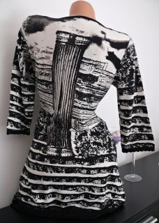Kleid Tunika Strick Longshirt Vintage Empire Look Pullover 38 40 42 gr