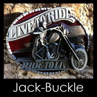 Buckle Live TO RIDE Biker Harley Gürtelschnalle