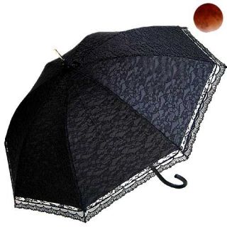Gothic Regenschirm schwarz Spitze Hochzeit Braut Sonnenschirm
