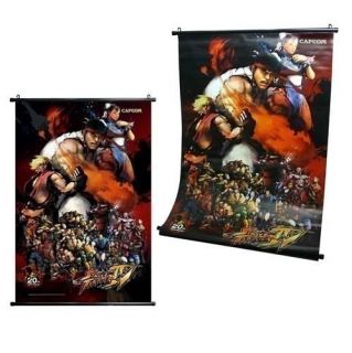 Merchandise   Street Fighter IV Wandbild / Wall Scroll (NEU & OVP