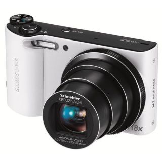 Samsung WB 150F Digitalkamera 18fach opt. Zoom WiFi weiß