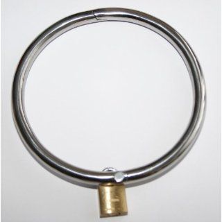 Padlock Slave Ring collar abschließbarer Halsring 45,5cm Ø 14,5cm