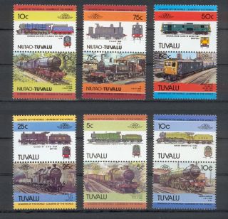 104 british Railway   Train stamps   Leaders of the World ** mnh