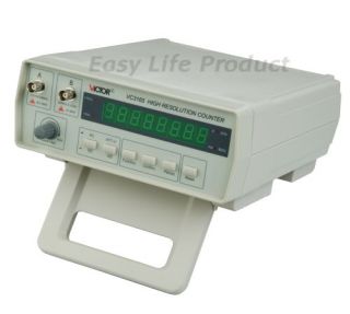 This frequency counter ( VC3165 ) measures signals over a wide range