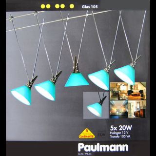 Design Seilsystem Paulmann 97440 Glas 105 Deckenleuchte
