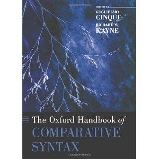 The Oxford Handbook of Comparative Syntax (Oxford Handbooks) eBook