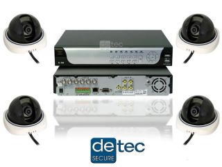 Kanal DOME Kamera Set 540TVL incl. 500G HDD Security