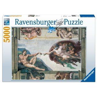 Michelangelo   Die Erschaffung des Adam, 5000 Teile Puzzle 