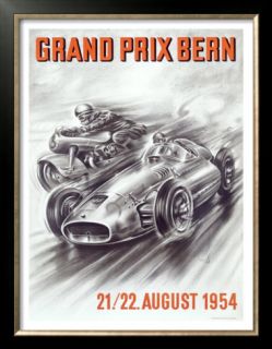 Formula  Grand Prix on Bern Formula One Grand Prix Posters