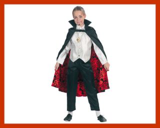 Anzug Vampir Kinder Karneval Fasching Halloween Kostüm 116 152