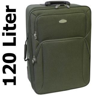 Trolley Reisekoffer XXL 120 Liter 416 Nylon Koffer Schloss Suitcase