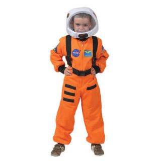 Kinder Kostüm Astronaut, orange, Gr. 116