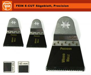 3x FEIN E CUT Precision Sägeblatt 65 mm für MultiMaster