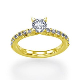 75 Carat D/SI Brillant Diamant Ring Diamantring Weißgold 14kt 585