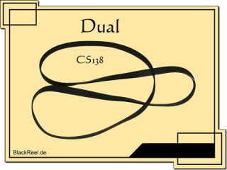 Dual CS 138 Riemen Plattenspieler Record Player