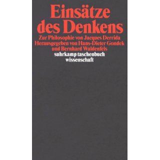 Einsätze des Denkens Hans Dieter Gondek, Bernhard