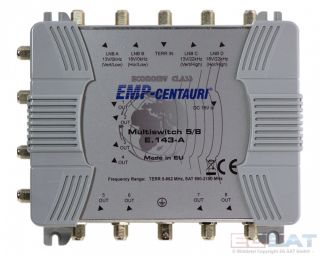 Multischalter  EMP MS5/8EUP 4 (e.143 A)  ohne Netzteil  8