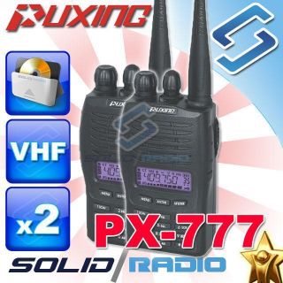 2x Puxing PX 777 VHF 136 174 MHZ Earpiece + FREE Cable 848454039661