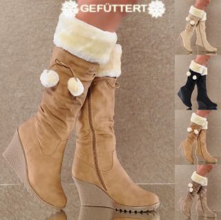 809# New Gefütterte Winterstiefel Winter Boots Stiefeletten Stiefel