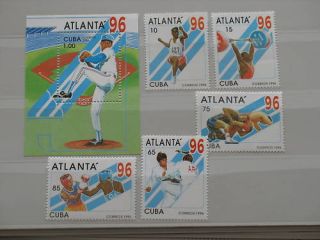 Cuba 3899 03 Block 142 Olympics 1996 Atlanta MNH Sports
