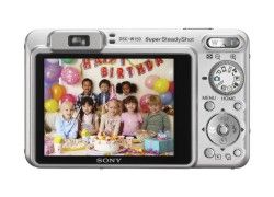 Sony DSC W150 Digitalkamera (8 Megapixel, 5 fach opt. Zoom, 6,9 cm (2