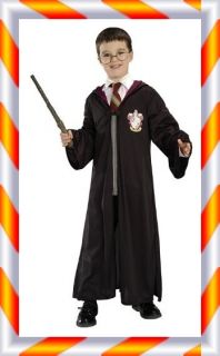 Kinder Kostüm Harry Potter Robbe Brille Zauberstab 140 146 152