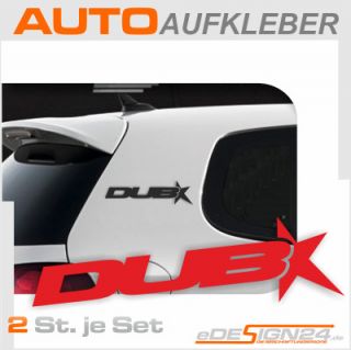 E153 Shocker DUB Style Aufkleber Sticker Auto VW