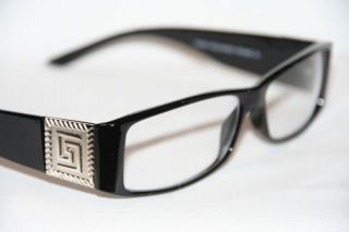 Nerd Brille Klarglas Modebrille Fashion Glasses schwarz braun rot