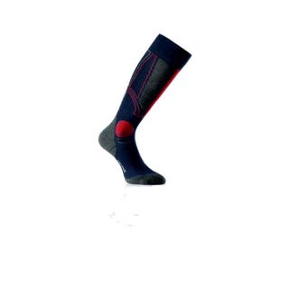 Rohner Skisocken Carving Performance Socken schwarz rot