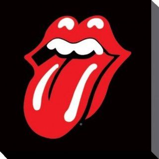 Rolling Stones   Zunge, Logo Poster Leinwandbild Auf Keilrahmen (40 x