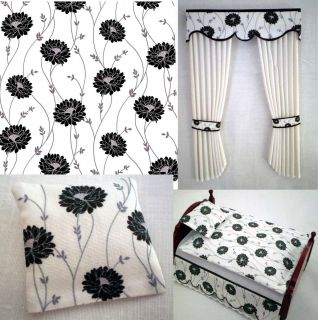 Doll House Matching Wallpaper, Bedding, Cushions, Window Bind