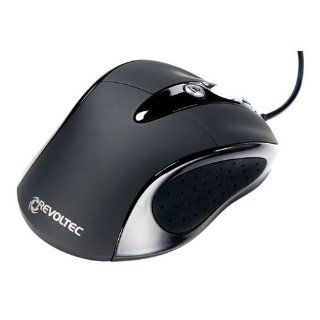 Revoltec W102 optische Maus schwarz Computer & Zubehör