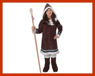 Eskimo Mädchen Kinder Karneval Fasching Kostüm 104 164