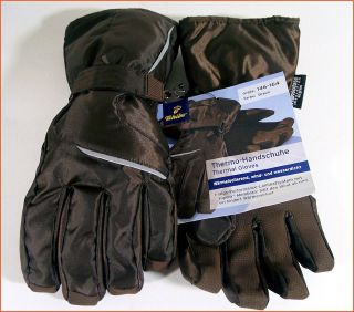  Handschuhe Wärmeisolierend Wasserdicht 122 140 146 164 NEU