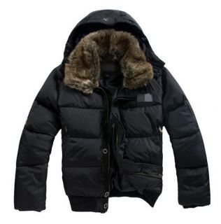 2012 New 2 Farben Herren Ski Daunenjacke Outdoor Winter Hoodie Coat