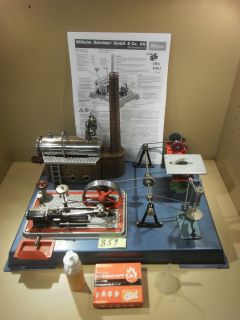 Dampfmaschine Wilesco D16 D161 / 70er Jahre mit Domdampfpfeife und