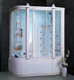 DAMPFDUSCHE DUSCHE 154x100 LISTAN DUSCHTEMPEL WHIRLPOOL G155 mit TV