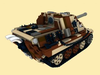 Custom Bauanleitung CAMO SdKfz 173 Panzer V JAGD Panther WW2 aus LEGO