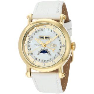 Carlo Monti Damen Armbanduhr Gold/weiß CM110 286 IP Uhren