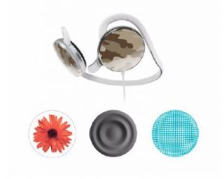 Neckband Kopfhörer (Mikrofon, 109 dB, 100 mWatt) für Notebook weiß
