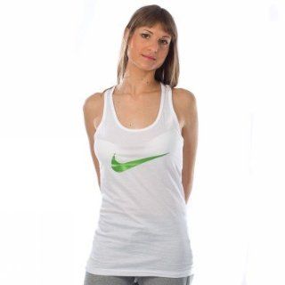 Nike Swoosh Racerback 413739 101 Damen Unterhemd Weiss 