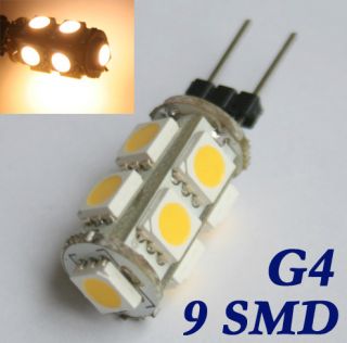 5x G4 9 SMD LED Warmweiß Strahler Leuchte Lampe Licht 12V