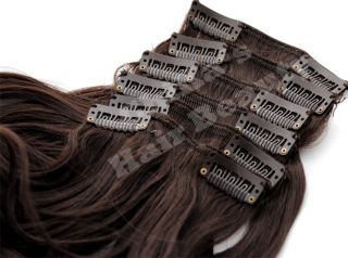 Clip IN Extensions Haarverlängerung Haarverdichtung Kunsthaar #4
