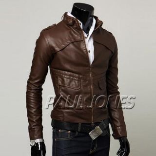 Men’s New Slim Fit Jackets Warm Korea Coat US SIZE XS S M Black