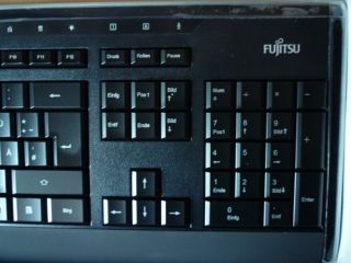 für Fujitsu KB910 105 Tasten USB Tastatur Deutsch schwarz