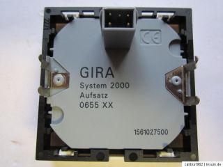 Gira 065527 System 55 System 2000 Aufsatz Schalter Dimmer Farbe